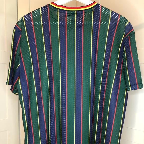 Forever21 Striped mesh top - Picture 2 of 4